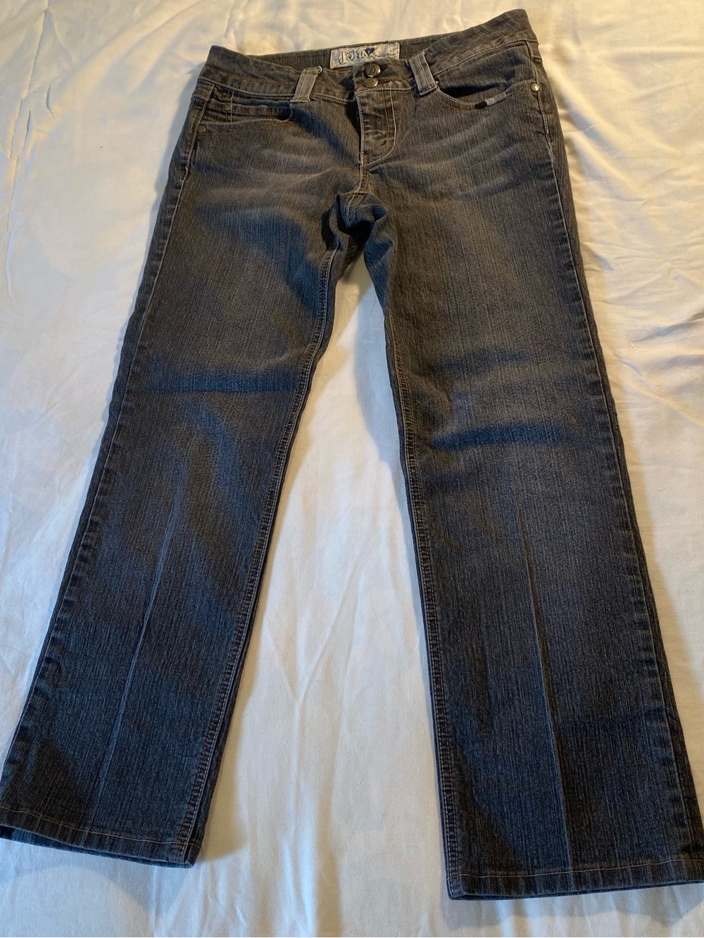 Women’s Dark Gray Straight-Leg Jeans vintage
